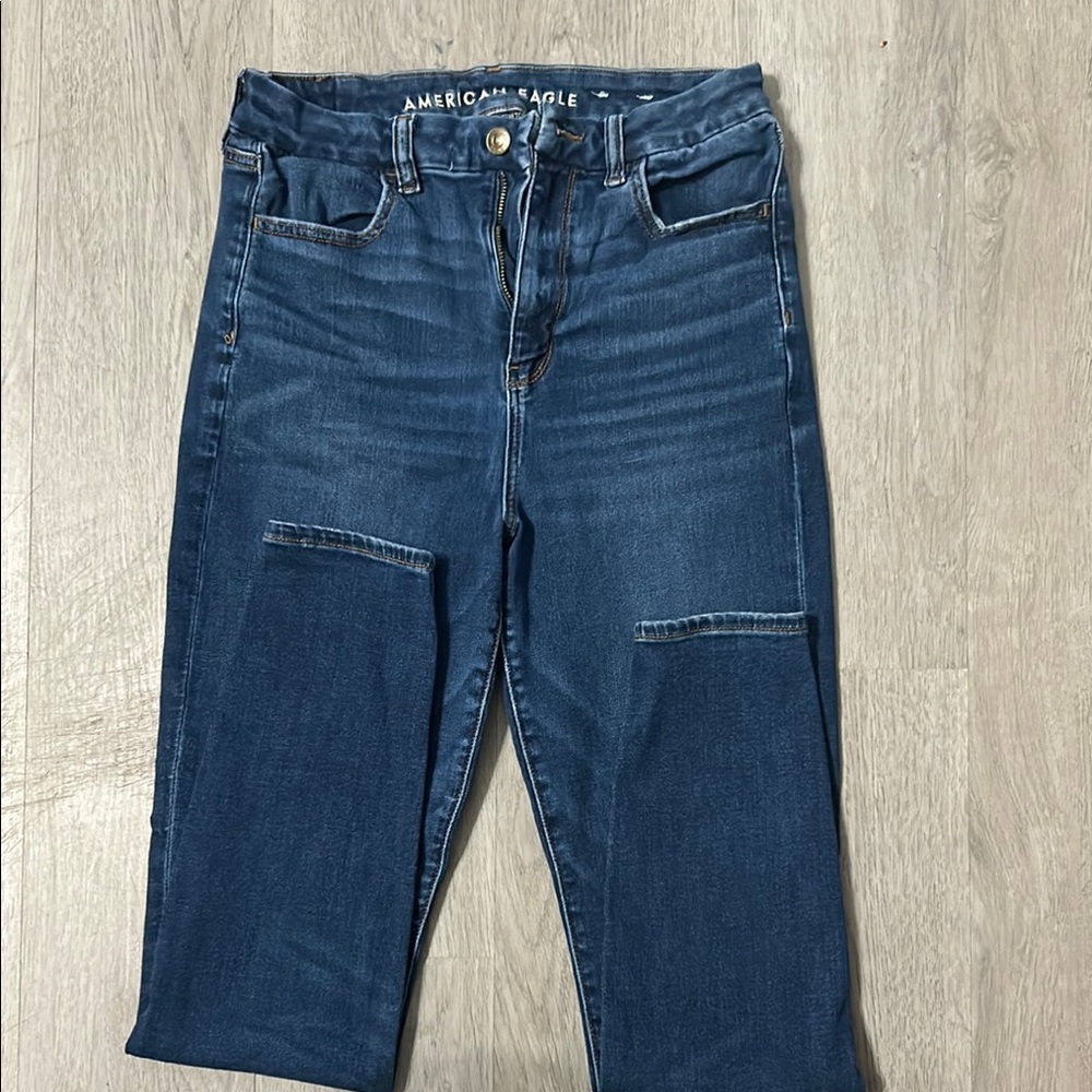 American Eagle Outfitters High Rise Blue Jeans